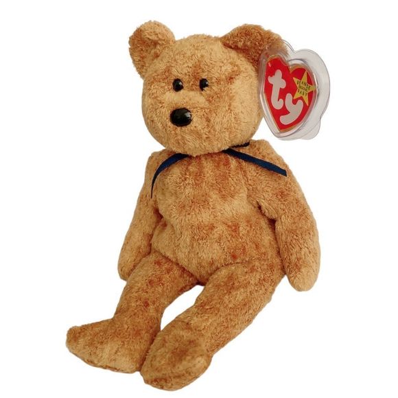Ty Beanie Babies Bear “Fuzz” 1999 - Picture 3 of 5
